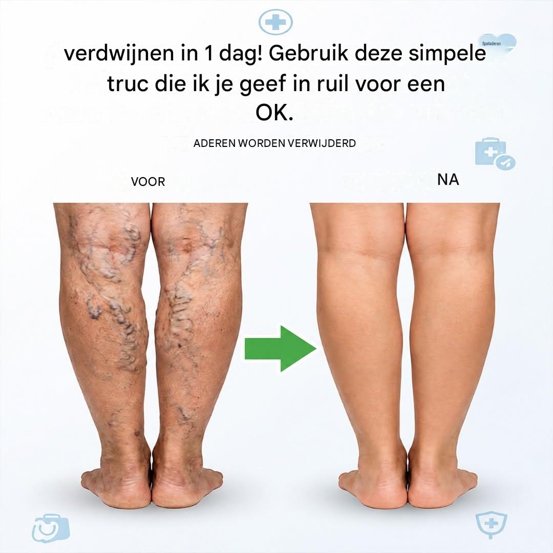Zeg dag spataderen met deze bewezen natuurlijke mix