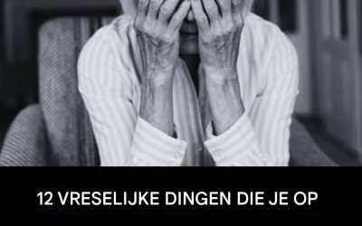 12 nare dingen die je op je oude dag doet die iedereen opmerkt, maar niemand durft je te vertellen