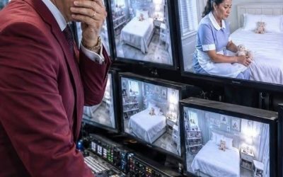 De miljonair veinsde een reis naar Europa… en de camera’s onthulden wie zijn dochters terroriseerde.