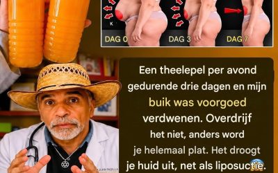 VAARWEL AAN DE HANGENDE BUIK! Je kunt met dit krachtige natuurlijke middel binnen 10 dagen afvallen