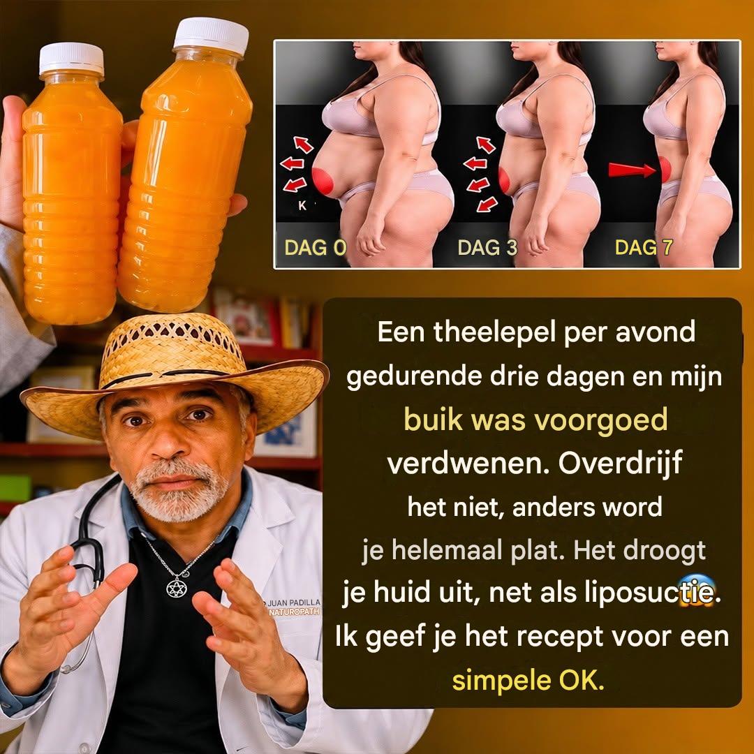 VAARWEL AAN DE HANGENDE BUIK! Je kunt met dit krachtige natuurlijke middel binnen 10 dagen afvallen