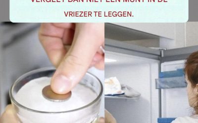 Waarom zou je een eetlepel in de vriezer doen?