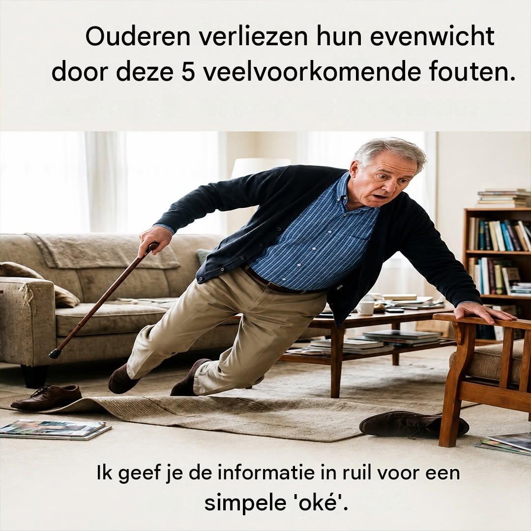 Vijf fatale fouten die ouderen dagelijks maken en die hun levensverwachting verkorten.