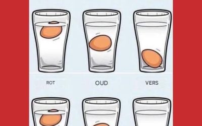 Nana’s test voor de versheid van eieren