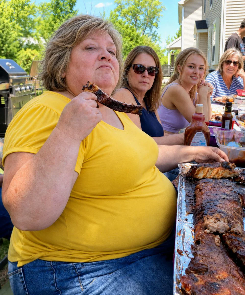 Schoonmoeder kwam steeds met haar hele clan voor een gratis barbecue bij ons thuis — toen ze op de 4e weer met lege handen kwamen, gaf ik ze in plaats daarvan een les