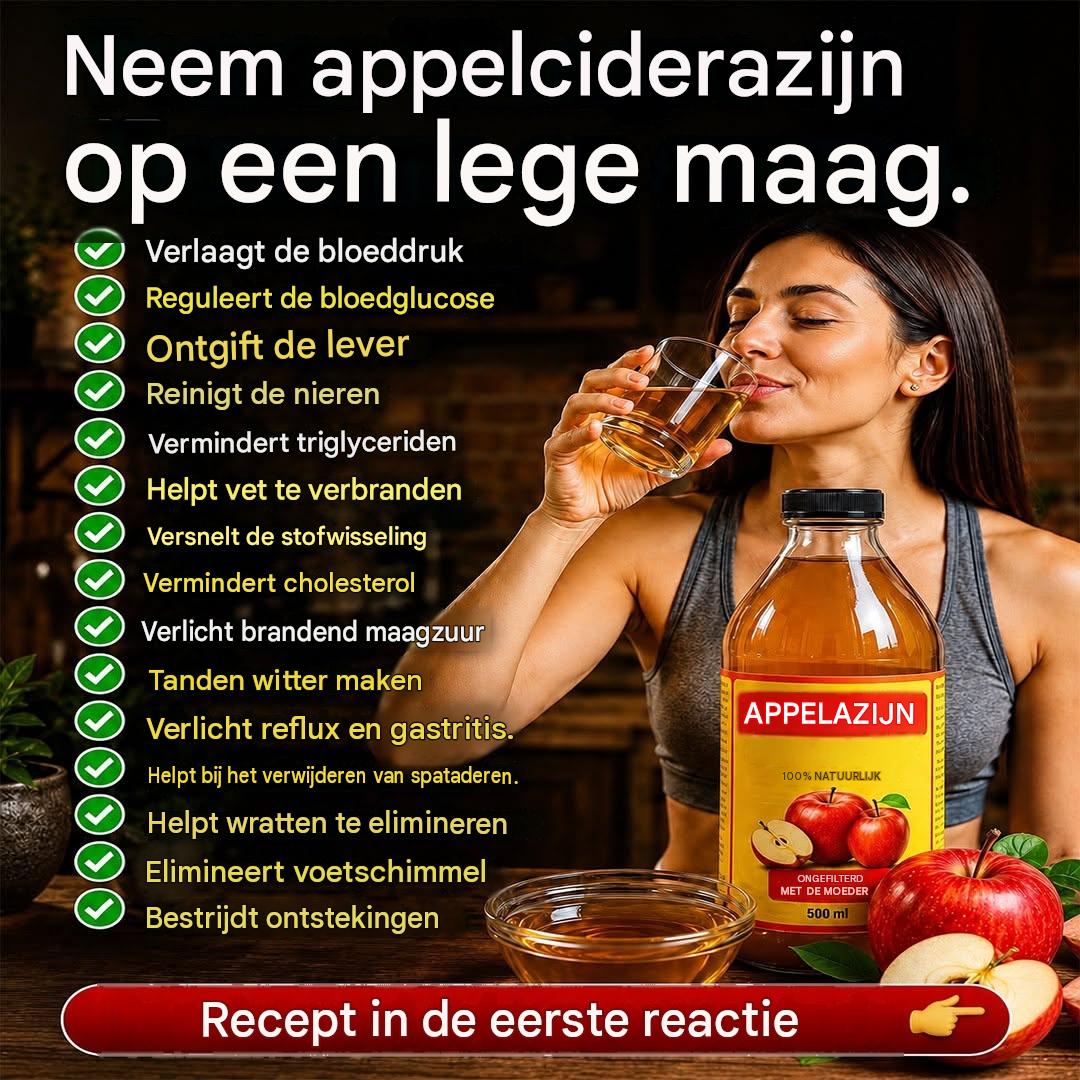 Appelciderazijn: het natuurlijke geheim van je gezondheid en welzijn