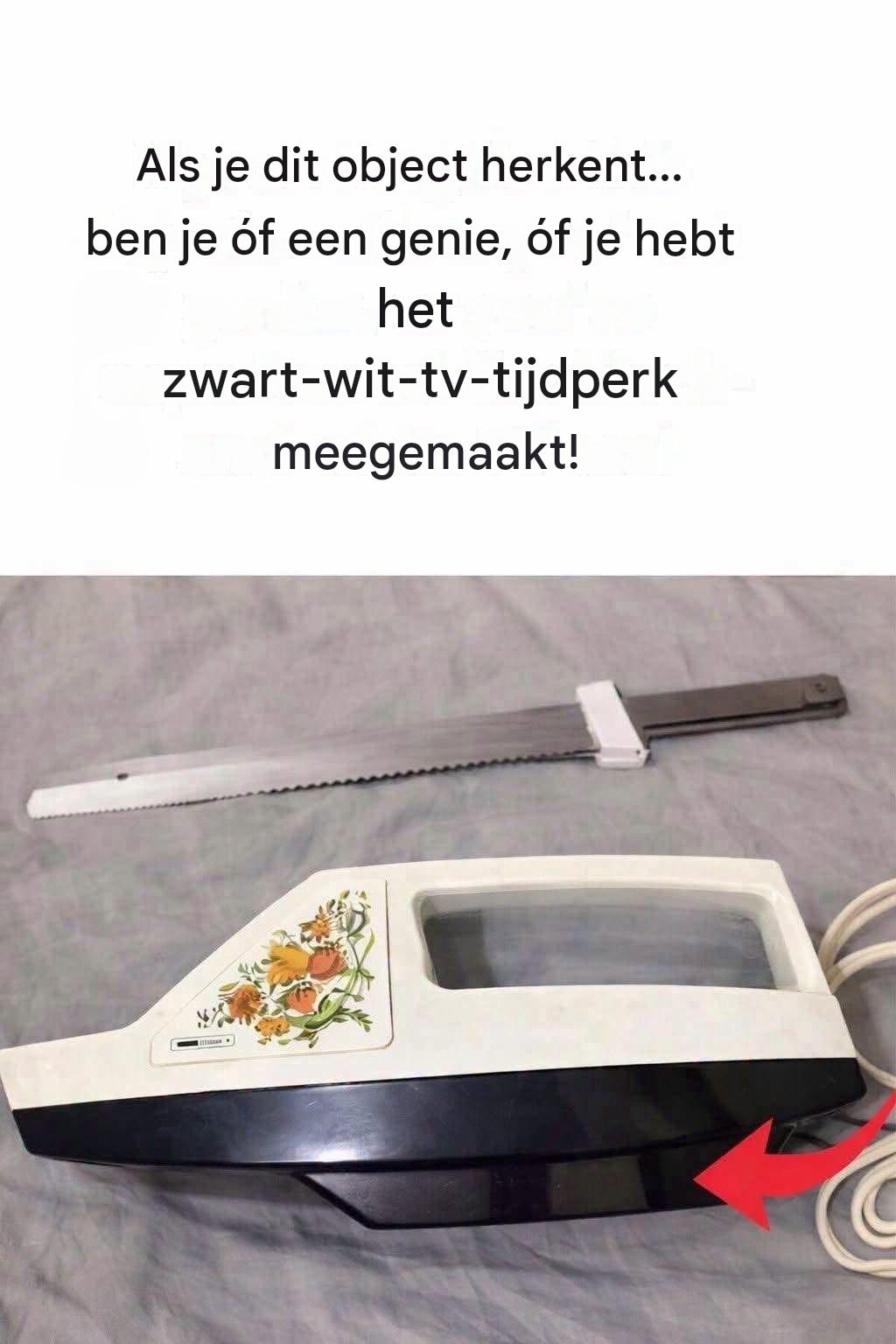 De elektrische keukenzaag: het vintage apparaat dat van feestelijke diners een familietraditie maakte.