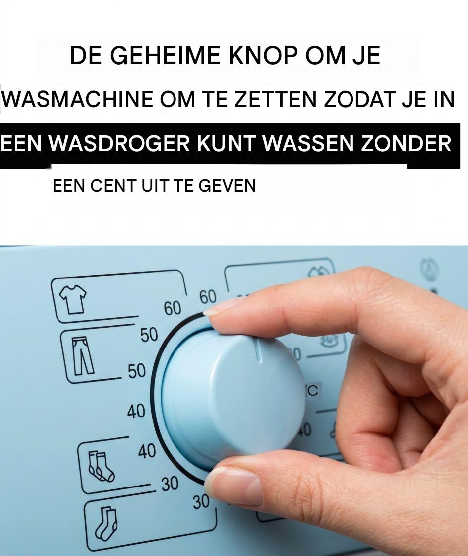 Geen stapels wasgoed meer: ​​deze simpele techniek in je wasmachine versnelt het droogproces, zelfs zonder droger.