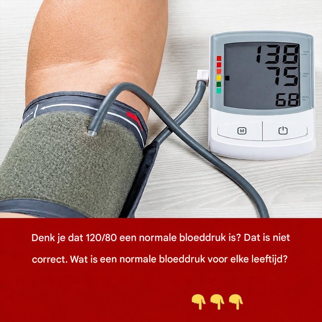 Wat is de normale bloeddruk voor elke leeftijd?