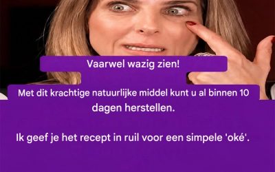 Natuurlijk sap om het zicht en de zorg voor de ogen te verbeteren