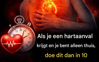 Als je thuis een hartaanval krijgt, doe dit dan in 10 seconden en je kunt je leven redden. (1 / 2)V