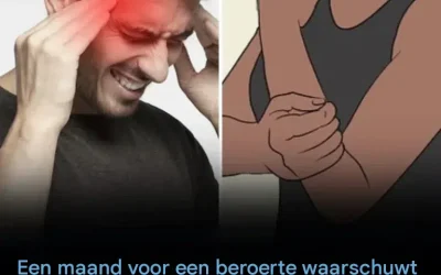 Een maand voor een beroerte waarschuwt je lichaam je: 10 signalen die je niet mag negeren