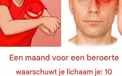 Een maand voor een beroerte waarschuwt je lichaam je: 10 signalen die je niet mag negeren.