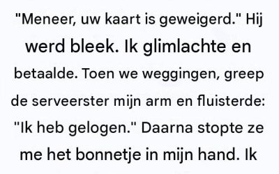 Een onvergetelijke datum: hoe een simpele daad van vriendelijkheid alles veranderde