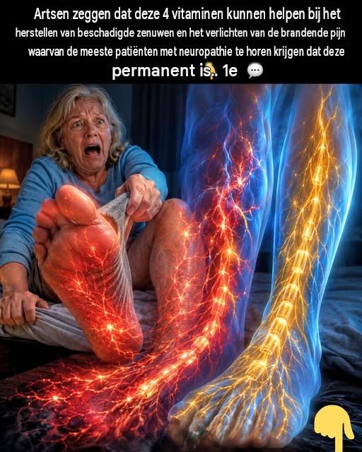 4 vitaminen die neuropathie en beschadigde zenuwen herstellen – verlicht snel voet- en handpijn!
