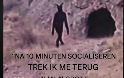Even kijken, asociale types, laat van je horen. Ik begin.