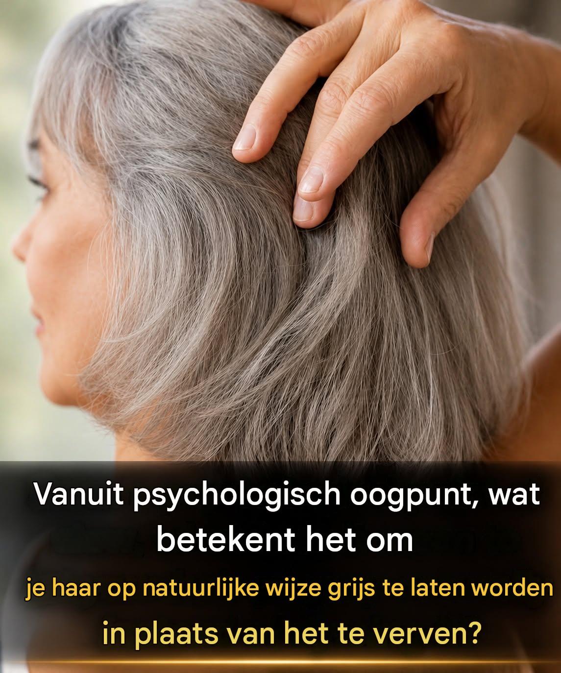 Waarom mensen die hun haar grijs laten worden, anderen vaak een ongemakkelijk gevoel geven.
