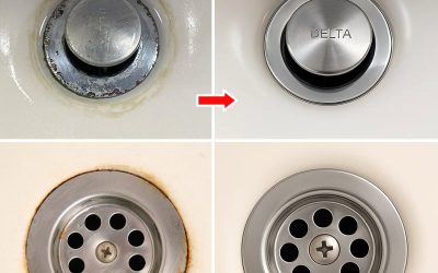 Hoe verwijder je de donkere kringen rond de kranen?