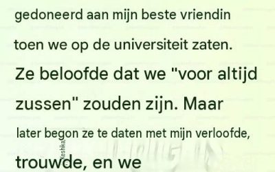 Ze stal mijn verloofde nadat ik haar leven had gered – 18 jaar later, 18 jaar later, kwam haar dochter me zoeken.
