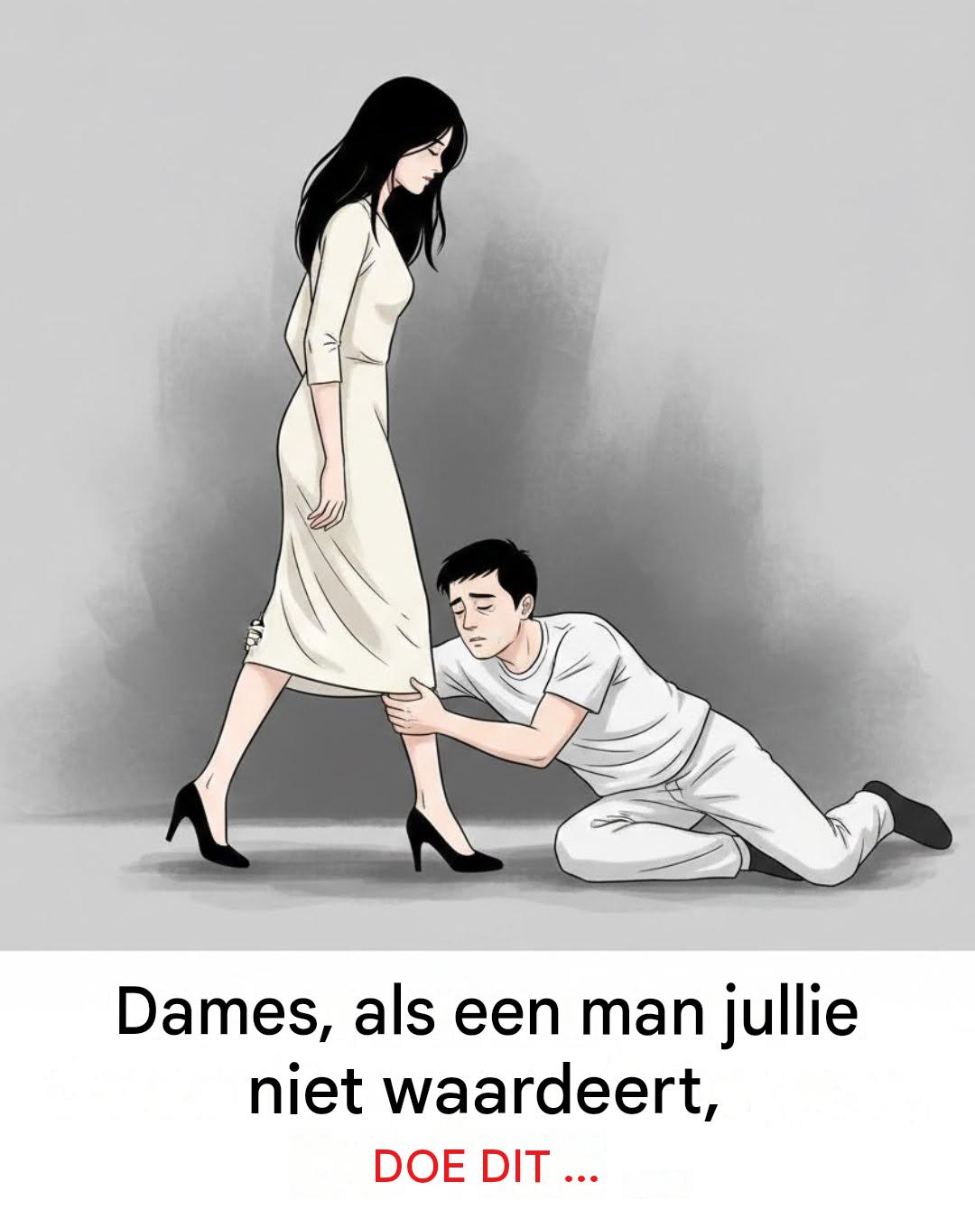 Als een man je niet waardeert, dit is wat je moet doen.