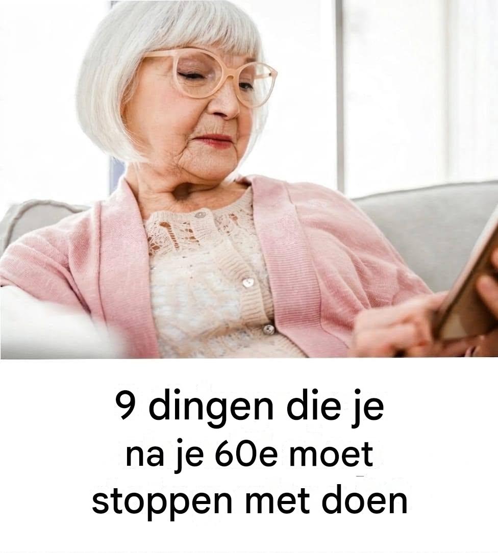 🌿Het leven begint pas echt bij 60: 9 gewoontes om op te geven voor een makkelijker leven.