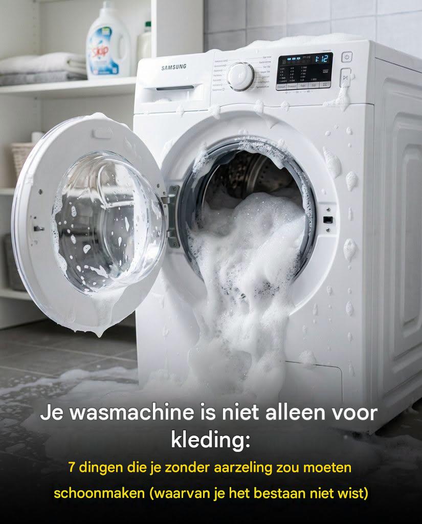 Je wasmachine heeft verborgen talenten: deze 7 items waarvan je nooit had gedacht dat je ze erin zou stoppen.