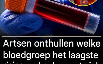 Uit onderzoek is gebleken dat drie bloedgroepen een verhoogd risico hebben op het ontwikkelen van kanker.