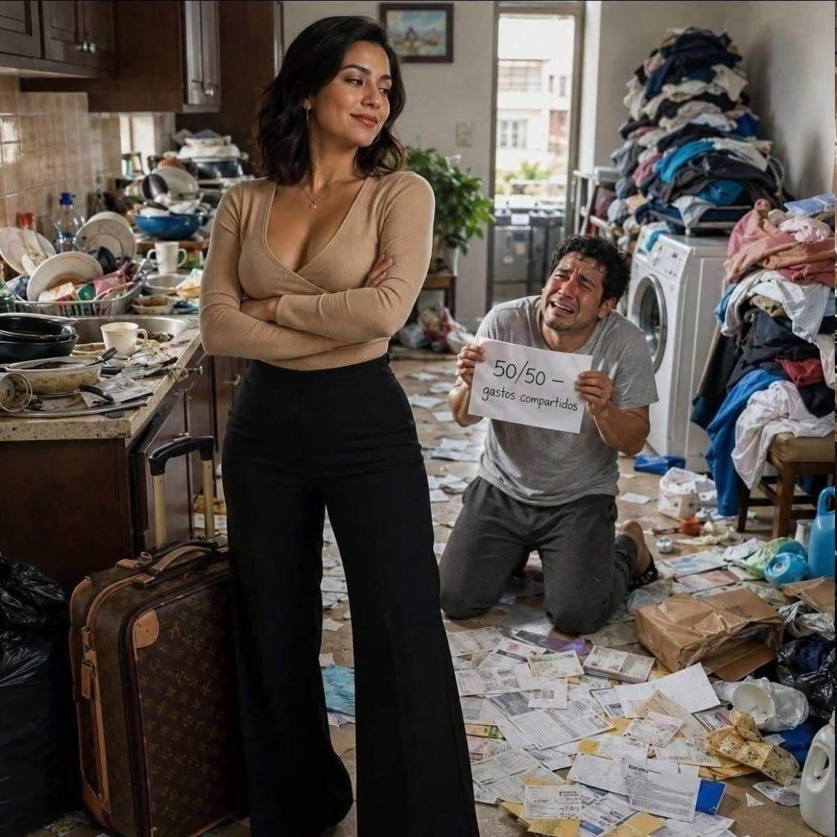 “Als je zeep wilt, koop het dan zelf,” zei mijn man terwijl hij me de helft van de huur in rekening bracht, een huur die ik me nauwelijks kon veroorloven.