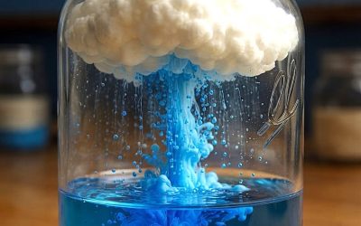 Dit eenvoudige experiment laat kinderen zien hoe regen eigenlijk ontstaat.
