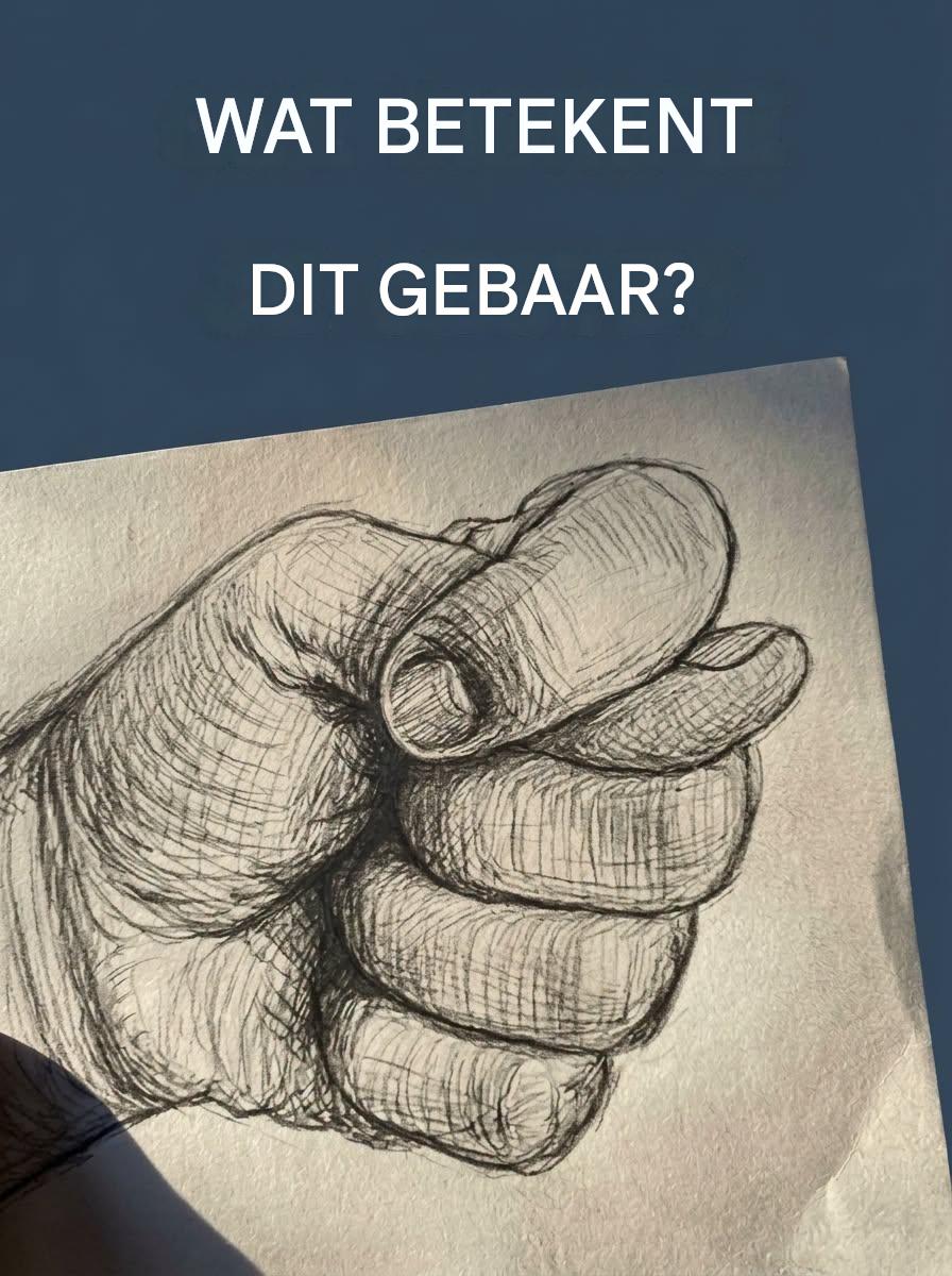 Het vijgengebaar: dit oeroude teken dat boekdelen sprak zonder een woord te zeggen.