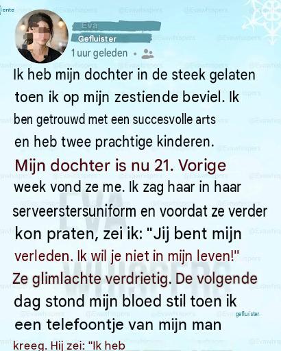 Ik heb mijn dochter in de steek gelaten… Ze keerde terug toen we haar het hardst nodig hadden.