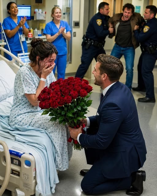 Vlak voor mijn operatie stuurde mijn man me een berichtje: “Ik wil scheiden. Ik wil geen zieke vrouw.” De patiënt in het bed naast me troostte me. “Als ik het overleef, moeten we trouwen,” zei ik. Hij knikte. Een verpleegster gilde: “Heb je enig idee wie je net hebt gevraagd?”
