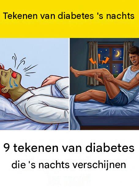 Slaperige nachten, zweten en intense hongergevoelens: deze 7 nachtelijke symptomen kunnen waarschuwingssignalen zijn voor diabetes.
