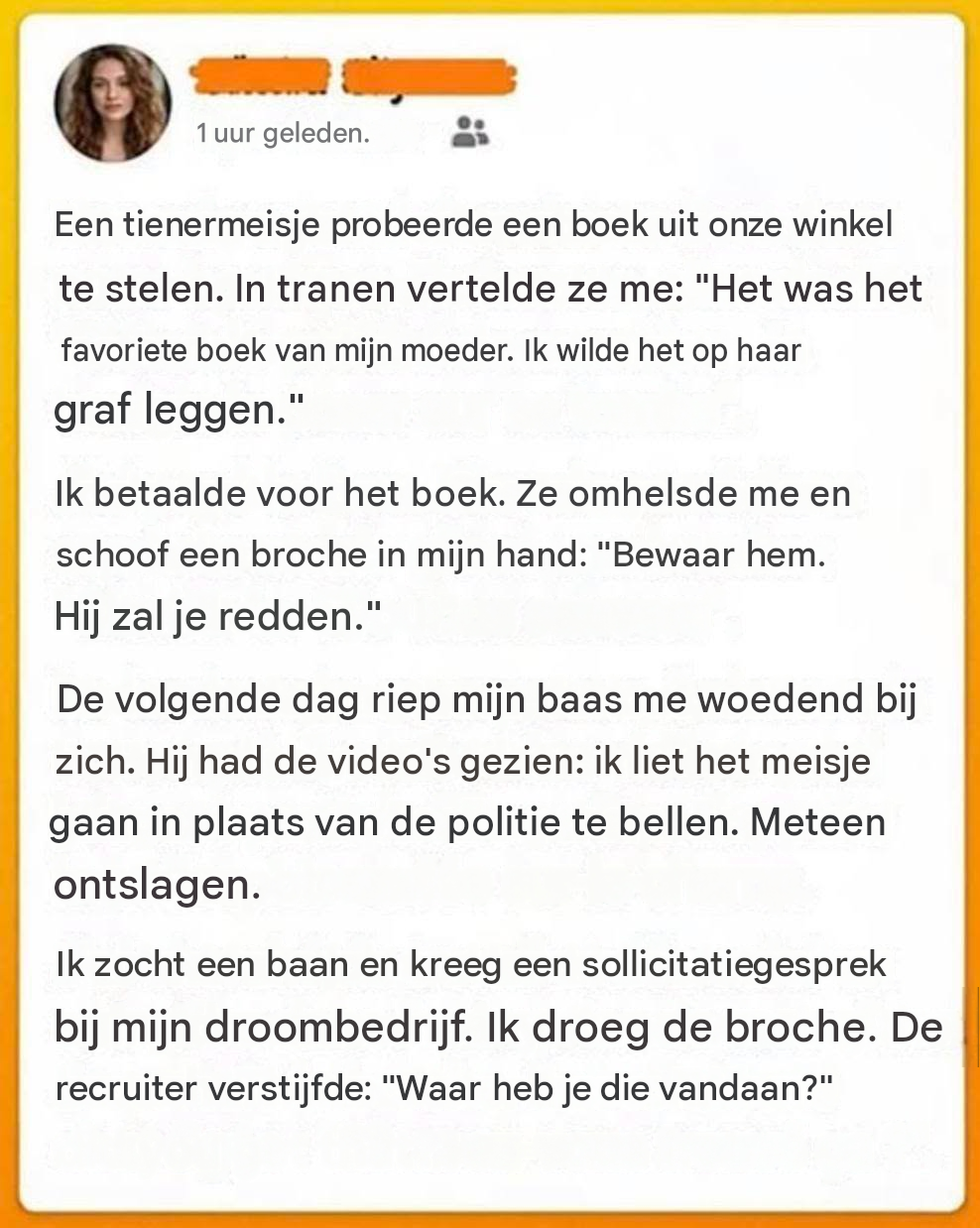 Ontslagen vanwege een daad van vriendelijkheid: hoe een simpel, vergeten sieraad mijn leven veranderde.